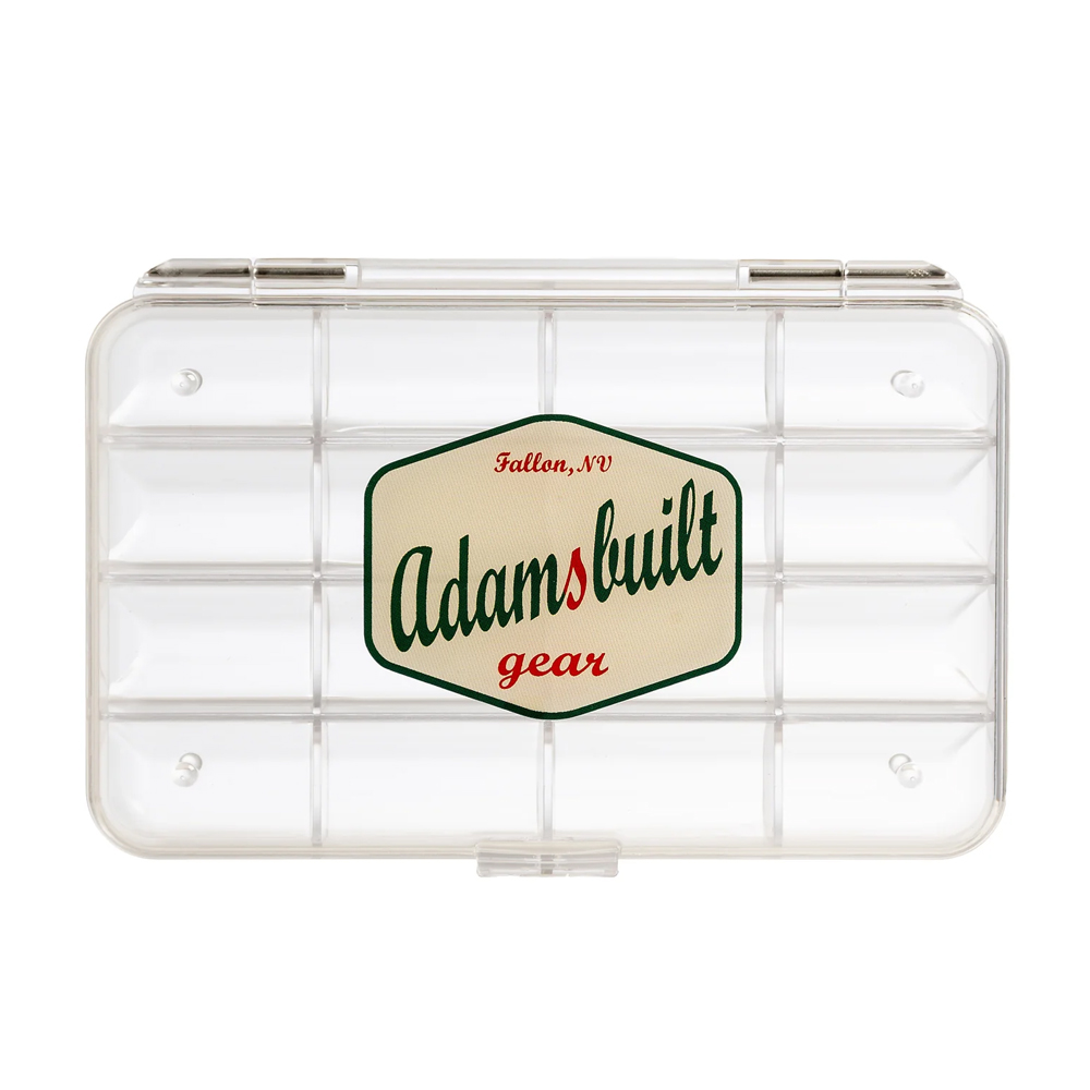 AB108D-16C Ultra Clear Fly Box with 16 Compartments - Small