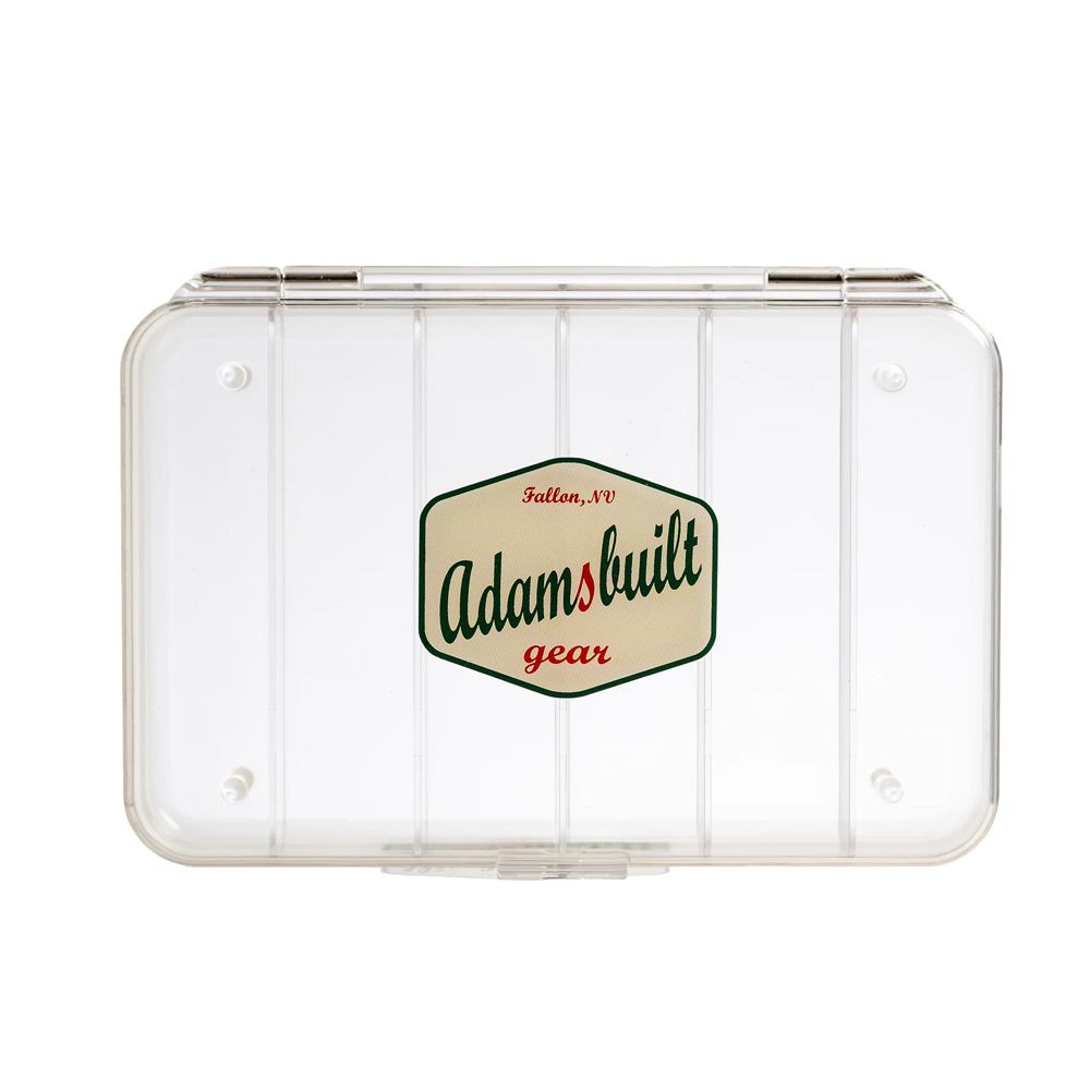AB110A-6C Ultra Clear Fly Box with 6 Rectangle Compartments - Large