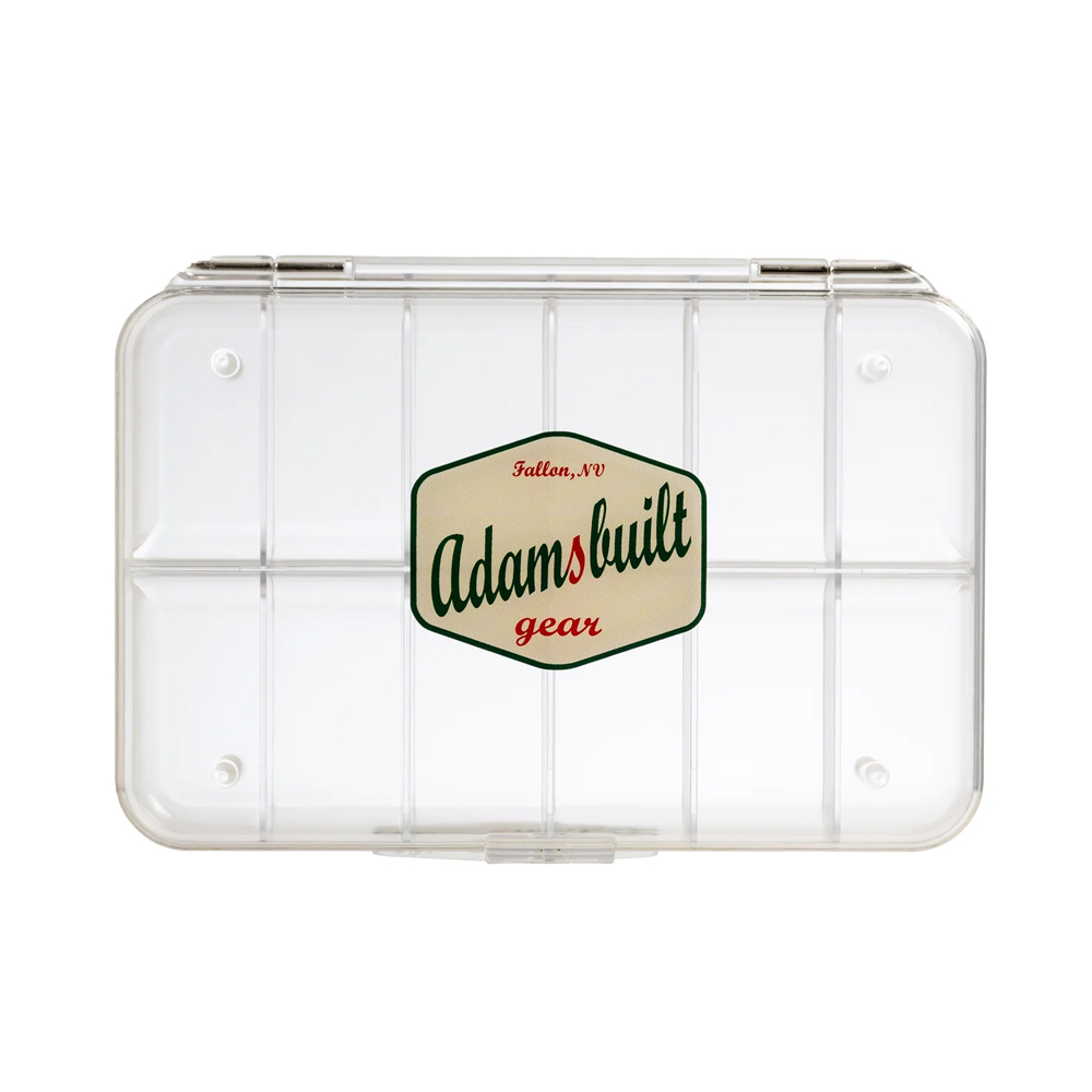 AB110C-12C Ultra Clear Fly Box with 12 Compartments - Large