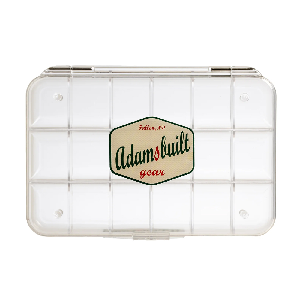 AB110D-18C Ultra Clear Fly Box with 18 Compartments - Large