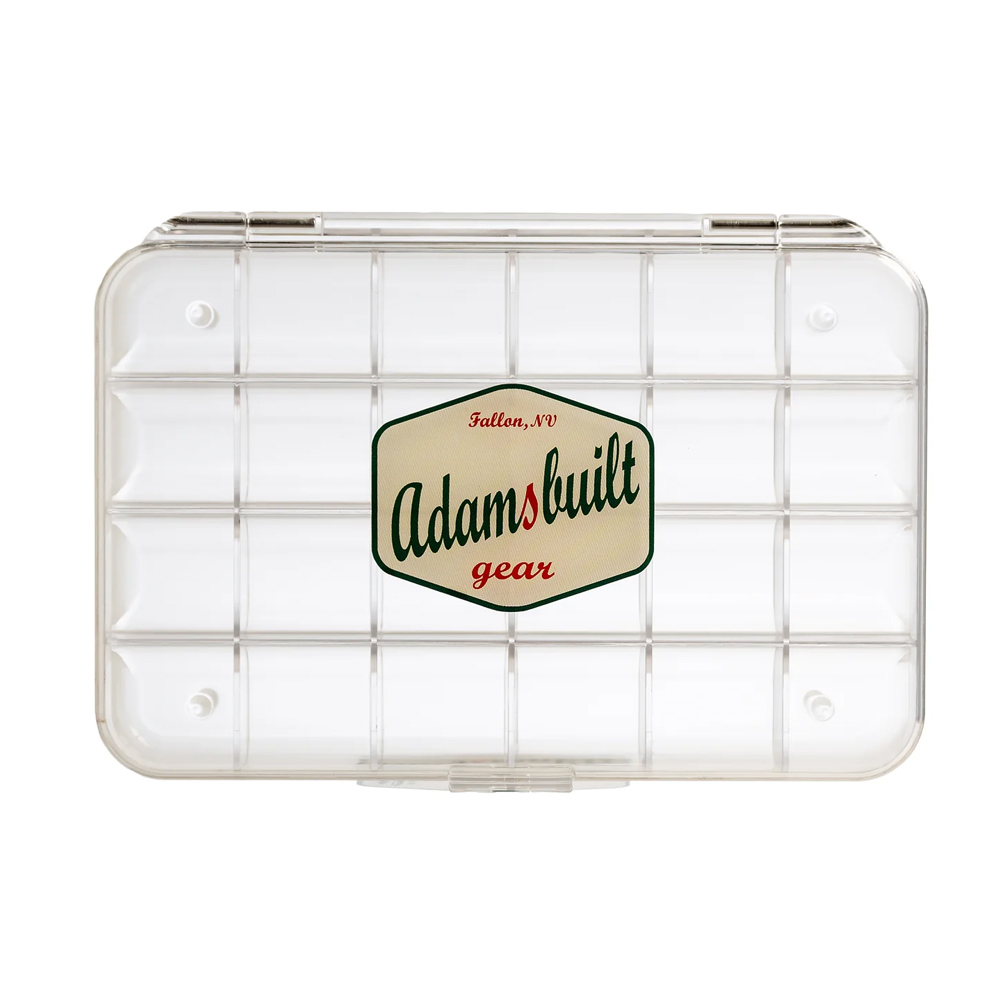 AB110E-24C Ultra Clear Fly Box with 24 Compartments - Large