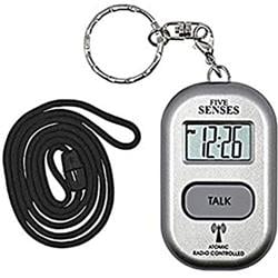 Picture of America Digital Accessories BAT-1281A Five Senses Atomic English Talking Watch&#44; Silver
