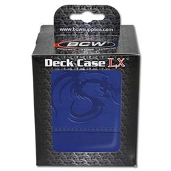 Picture of BCW Diversified BCDDCLXBLU Deck Box - LX Deck Case&#44; Blue