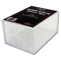 Picture of BCW Diversified BCDSB250 2 Piece Slider Box, Clear - 250 Count