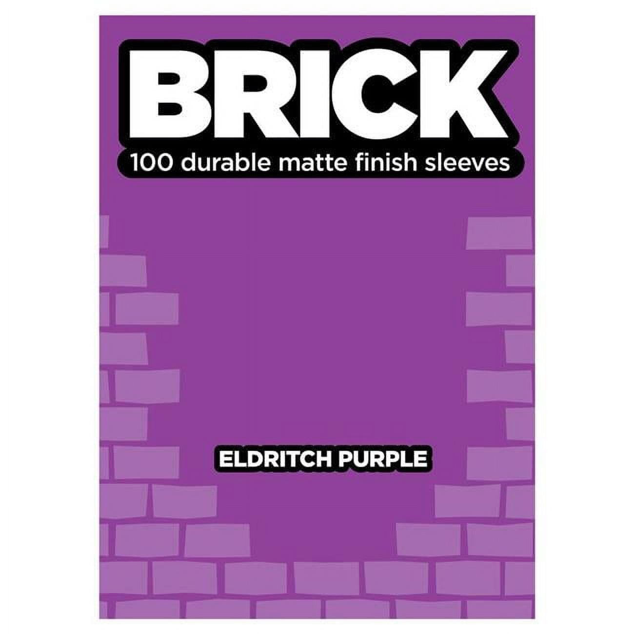 LGNBRKPUR Deck Protector - Brick Eldritch Purple Card Sleeves, 100 Per Pack