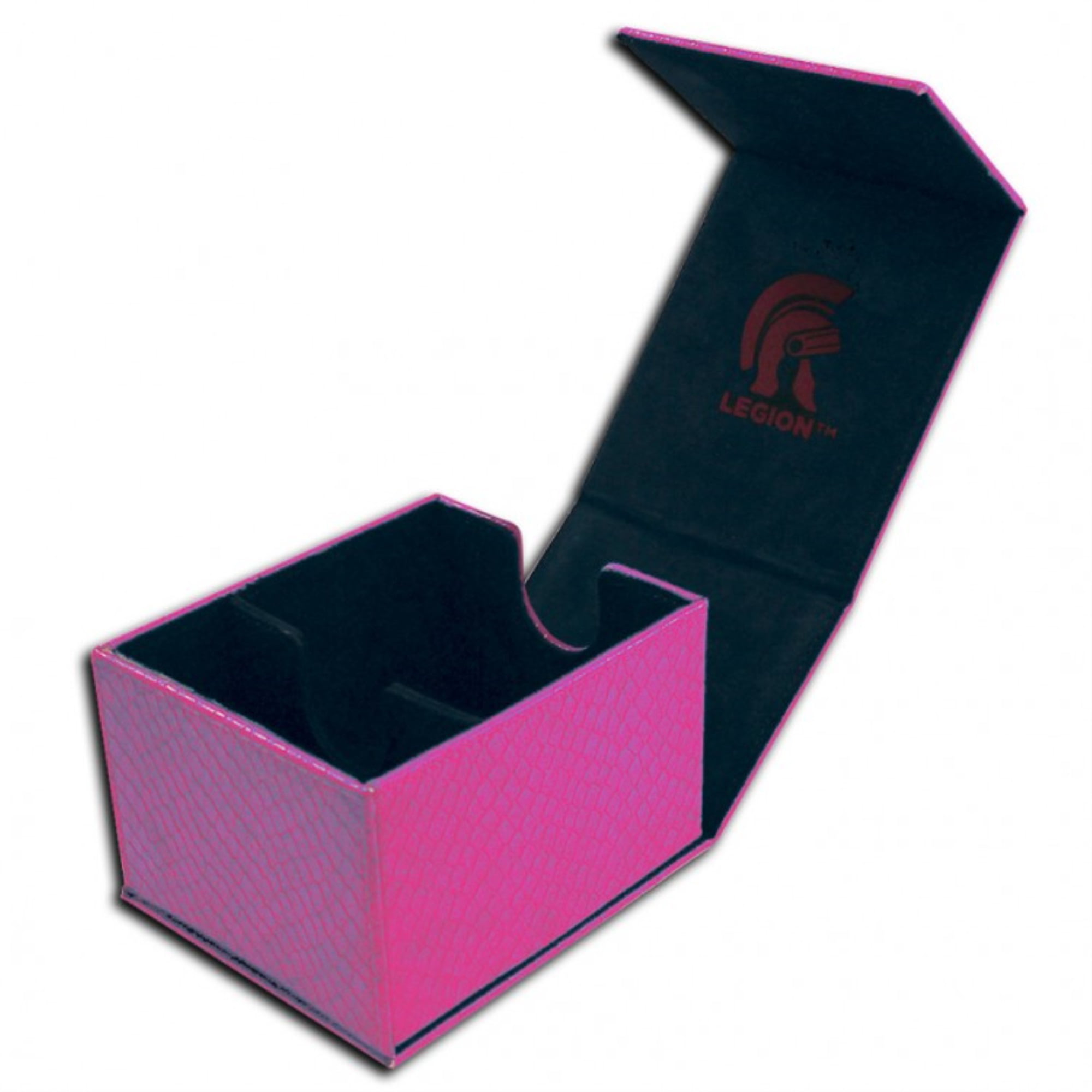 Picture of Legion Supplies LGNEDHP04 Dragon Hide Hoard Plus Vinyl Deck Box, Pink