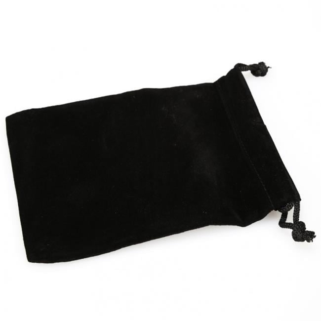 Picture of Chessex CHX02378 Small Suede Cloth Dice Bag, Black