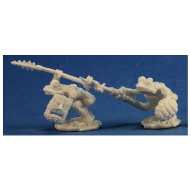 Picture of Reaper REM77268 Bones Squogs Warriors Miniature - 2 Count