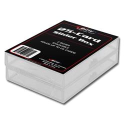 Picture of BCW BCDSB25 Slider Box, 25 Count - 2 Piece - Clear