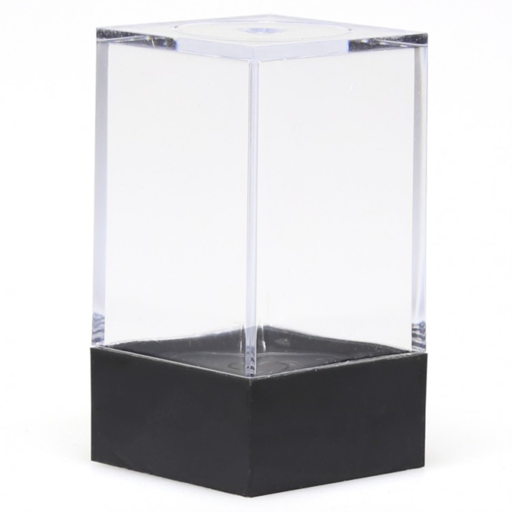 Picture of Chessex CHX02801 Plastic Display Box Figures&#44; Black - Small