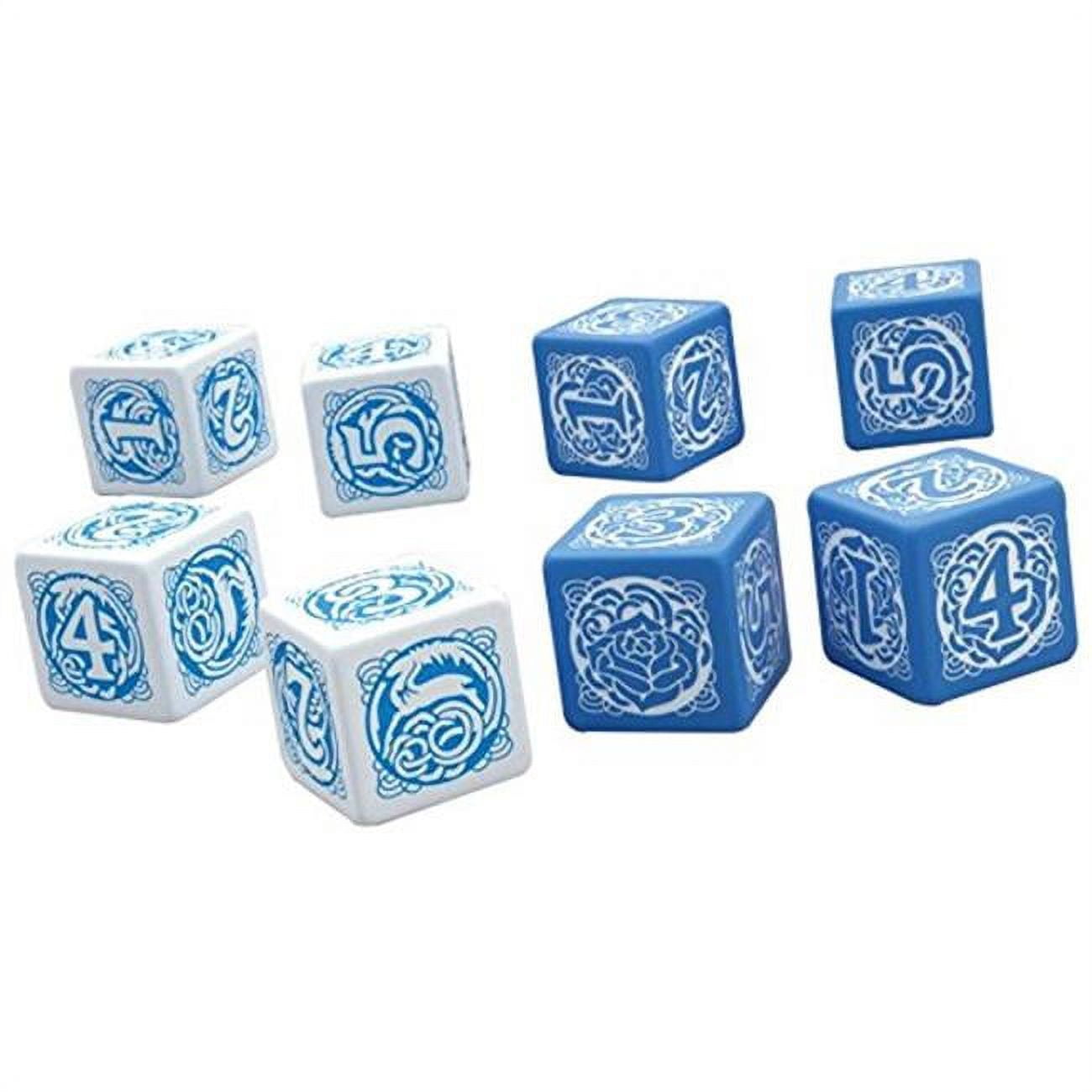Picture of Green Ronin Publishing GRR6504 Dice Set, Blue & Rose
