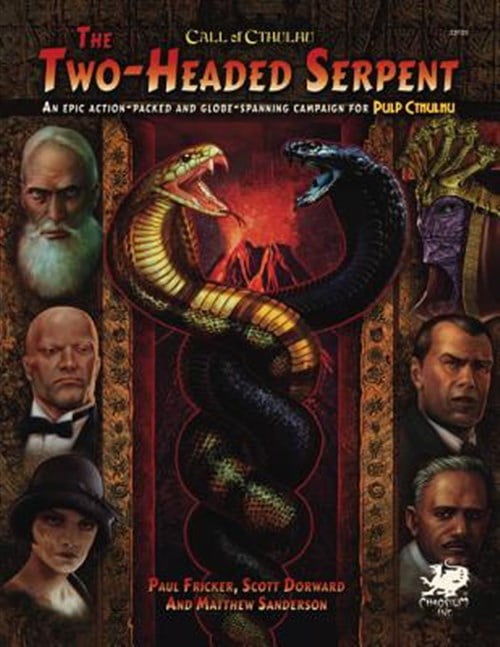 Picture of Chaosium CAO23125 Pulp Call of Cthulhu The Two Headed Serpent