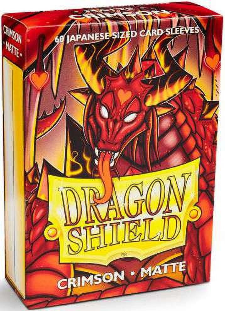 Picture of Arcane Tinmen ATM11121 Dragon Shield Japanese Card Sleeves Box&#44; Matte Crimson - 60 Count