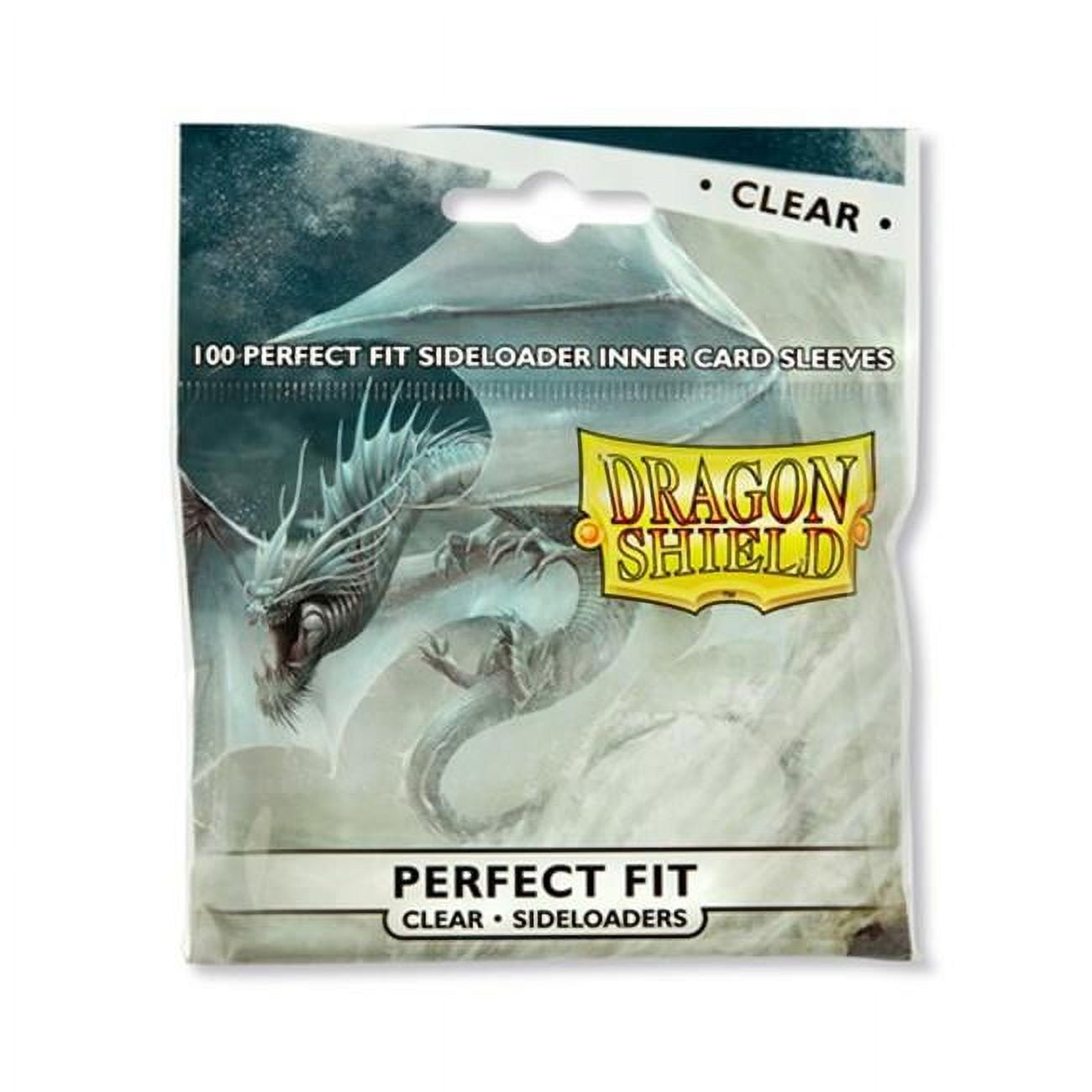 Picture of Arcane Tinmen ATM13101 Dragon Shield Perfect Fit Side-Loading Sleeves&#44; Clear - 100 Count
