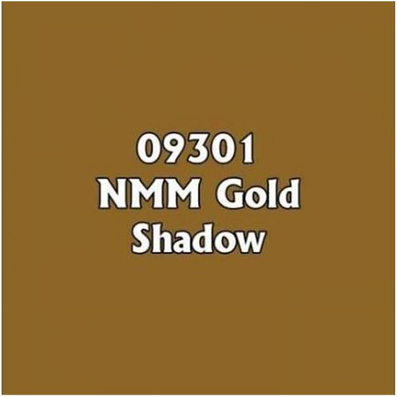 Picture of Reaper Miniatures REM09301 0.5 oz Master Series Paint Core Colors Dropper Bottle, NMM Gold Shadow