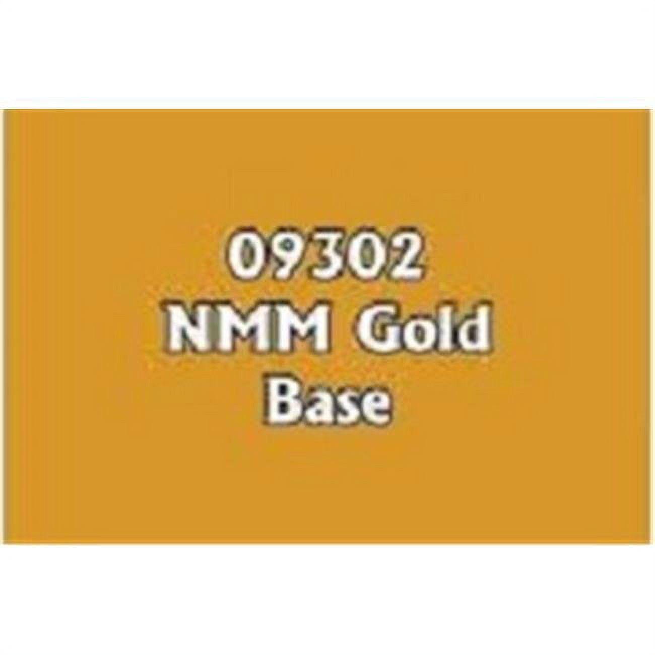 Picture of Reaper Miniatures REM09302 0.5 oz Master Series Paint Core Colors Dropper Bottle, NMM Gold Base