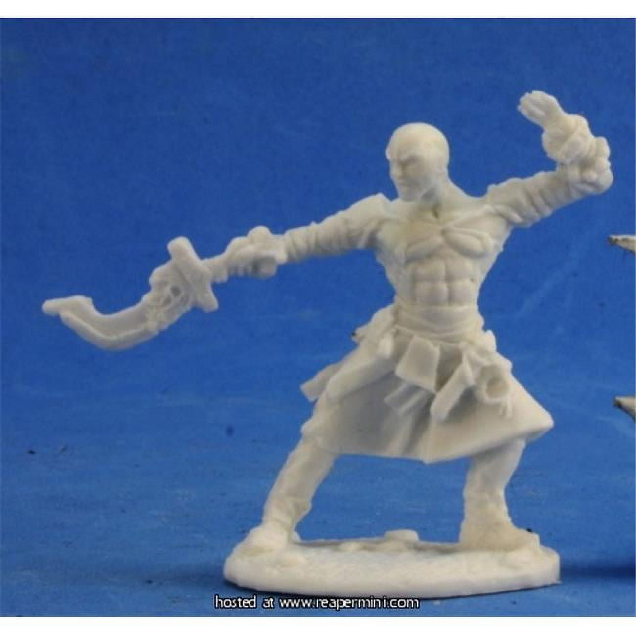 25mm Scale Sajan Iconic Monk, Gene Van Horne - Pathfinder Bones