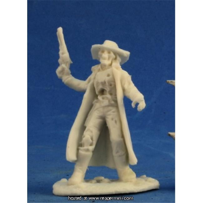Picture of Reaper Miniatures REM91005 25mm Scale Undead Outlaw, Bob Ridolfl - Savage Worlds & Bones