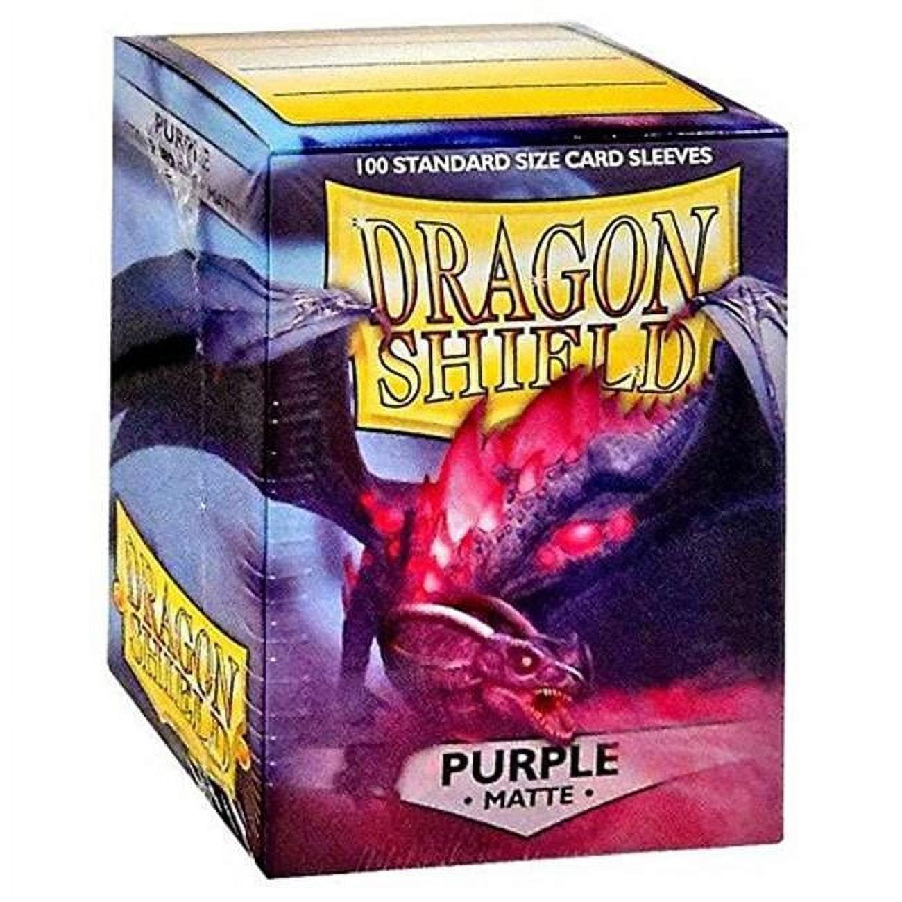 Picture of Arcane Tinmen ATM11009 DP Dragon Shield Card Sleeves, Matte Purple - 100 Count