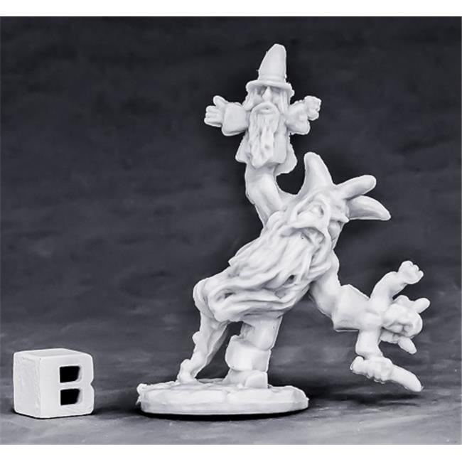 Picture of Reaper Miniatures REM77569 Bones - Dwarf Berserk Jester Lord W3 Miniatures