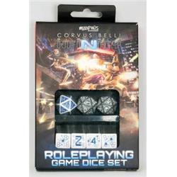 MUH050497 Infinity - The Roleplaying Gaming Dice Mercenary - Set of 7