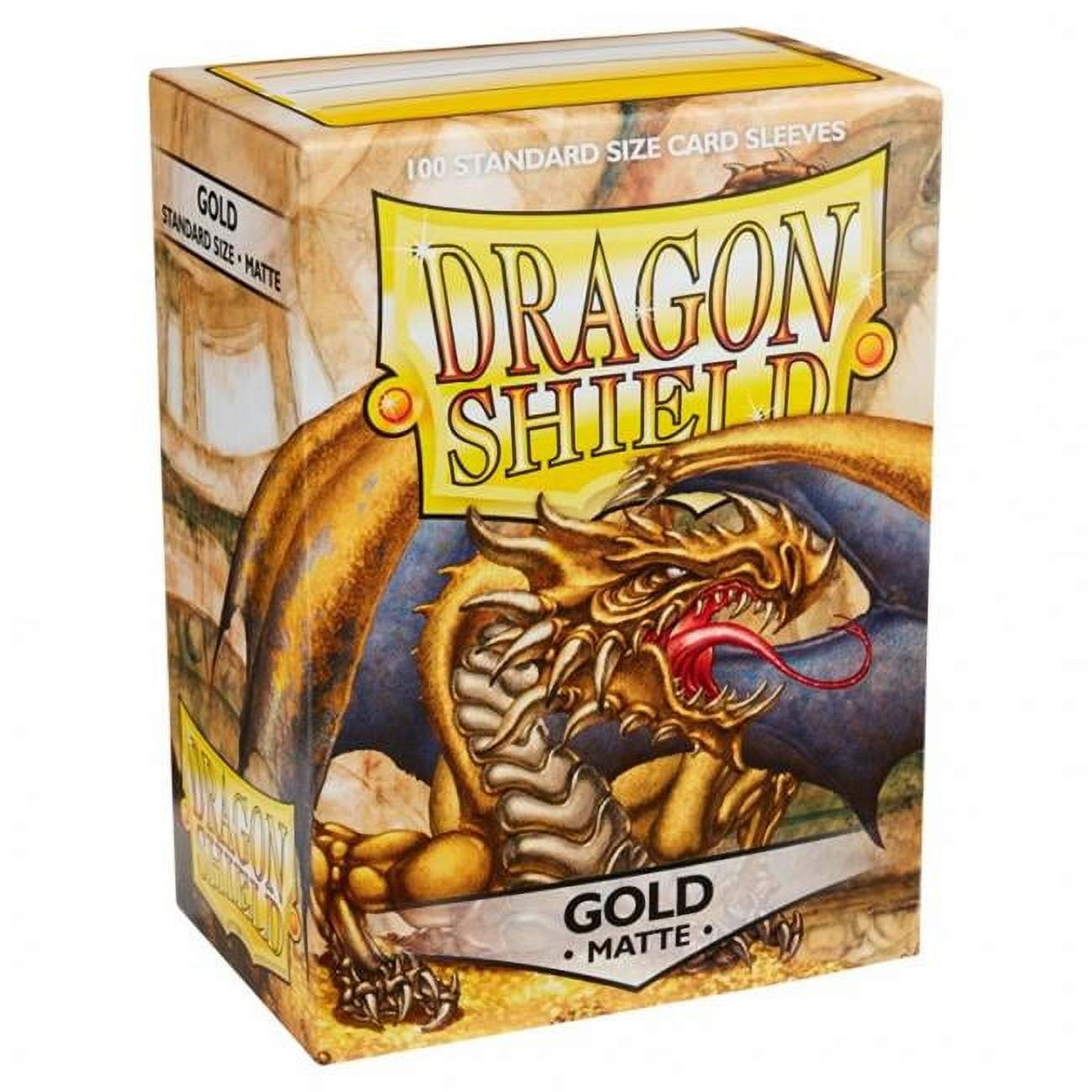 Picture of Arcane Tinmen ATM11006 DP Dragon Shield Matte&#44; Pack of 100 - Gold