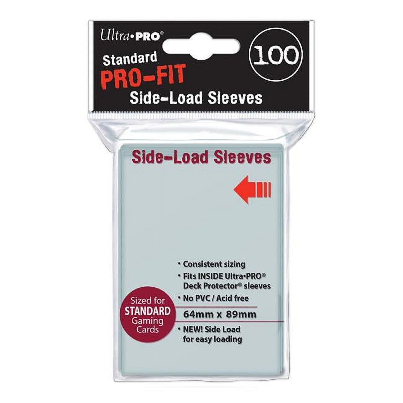 ULP84649 Pro-Fit Side Loading Inner Sleeves, Clear - 100 Count