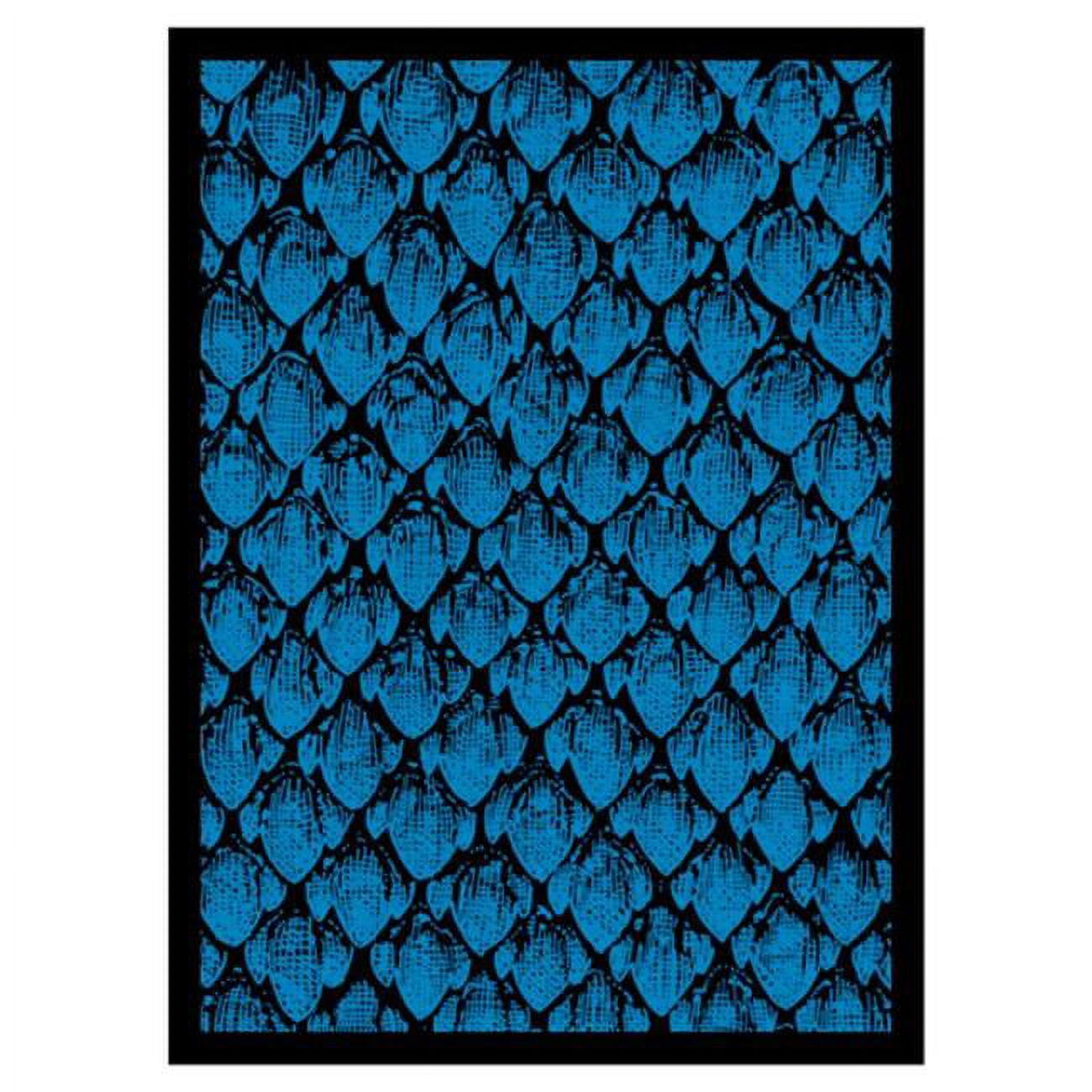 Blue Dragonhide Double Matte Standard Size Card Sleeves - Blue