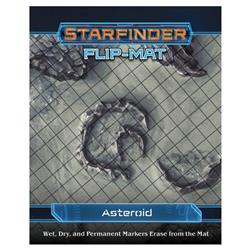 Picture of Paizo PZO7308 27 x 39 in. Starfinder Flip-Mat Asteroid