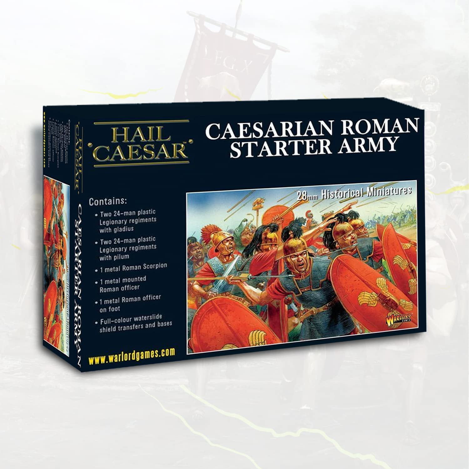 Picture of Warlord Games WRL109911101 Hail Caesar Caesarian Roman Starter Army Miniature
