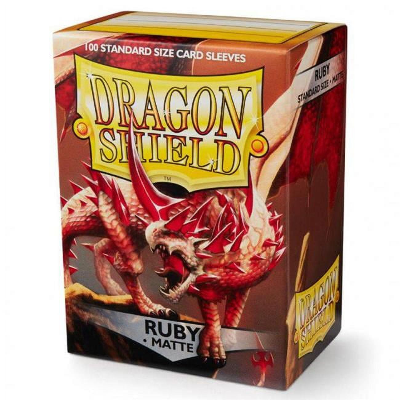 Picture of Arcane Tinmen ATM11037 DP - Dragon Shield Sleeves Playing Cards&#44; Matte Ruby - 100 Sleeves Per Box