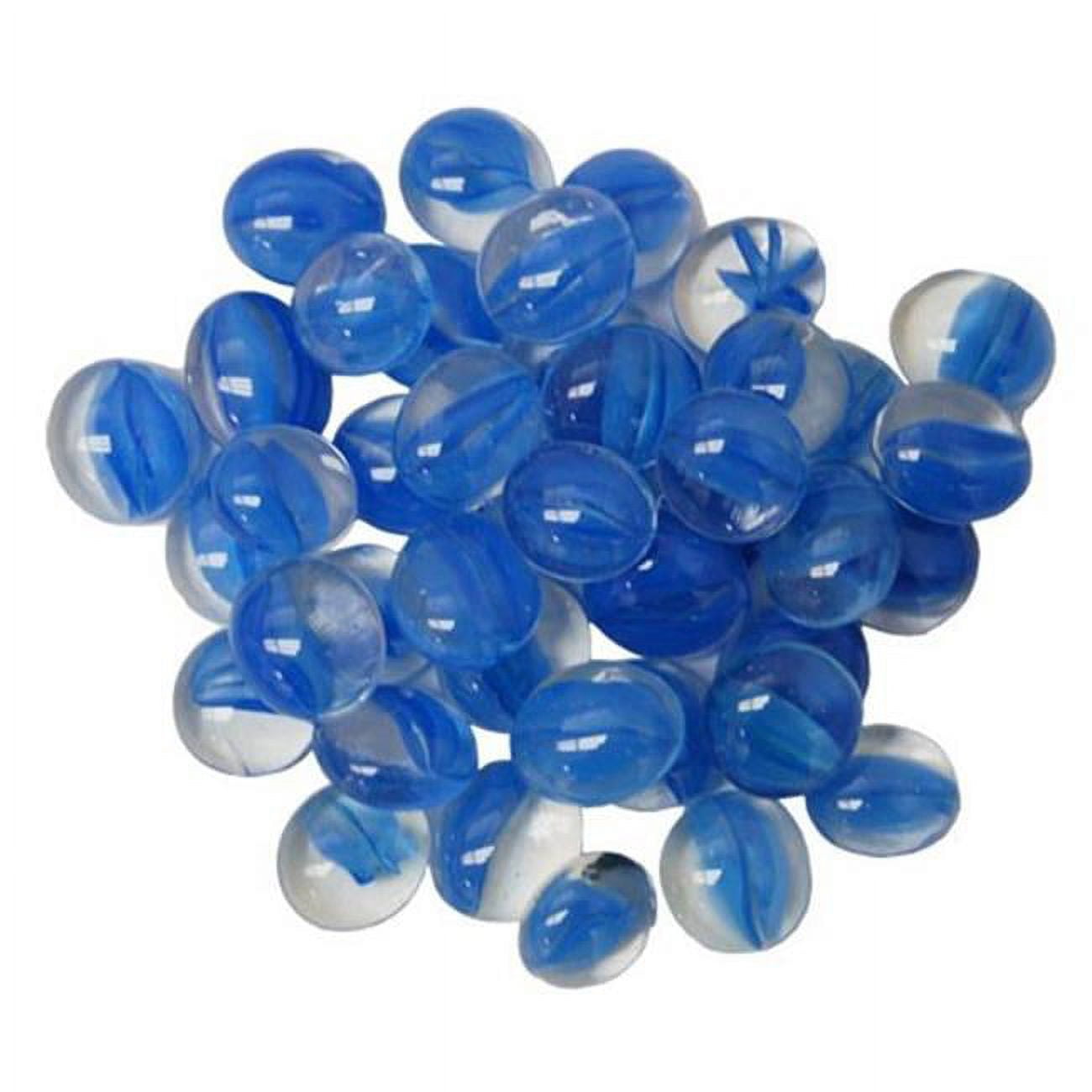 GlassStonesTube - Dark Blue, Board Catseye Gaming Stone - 40 Piece