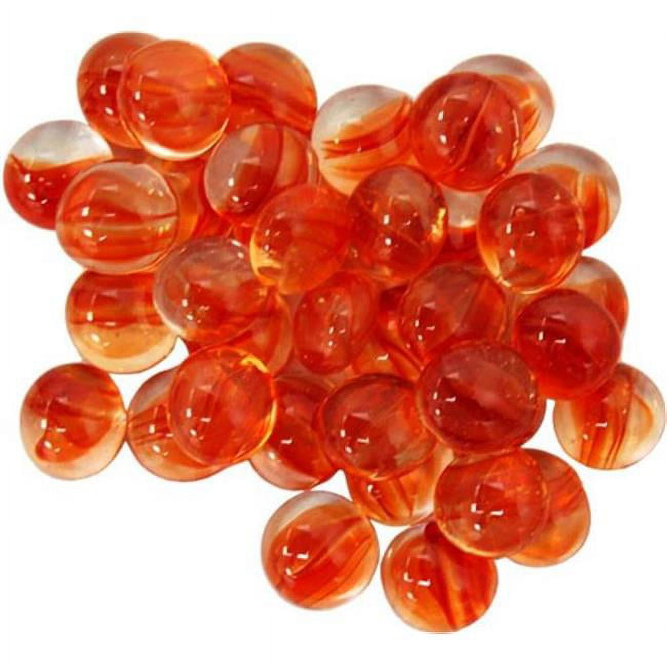 GlassStonesTube - Red Catseye Gaming Stone - 40 Piece