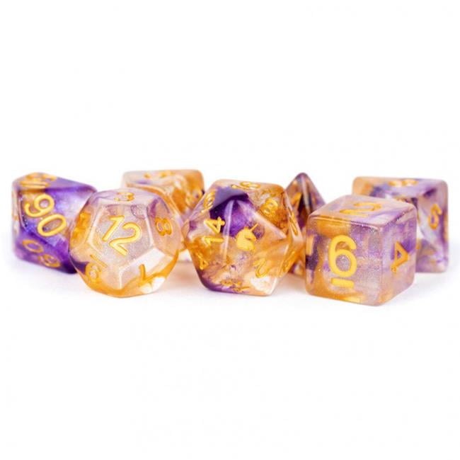 Unicorn Royal Sunset Dice - Set of 7