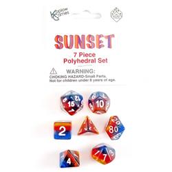 Koplow KPL19417 TR Cotton Candy Dice, Set of 7
