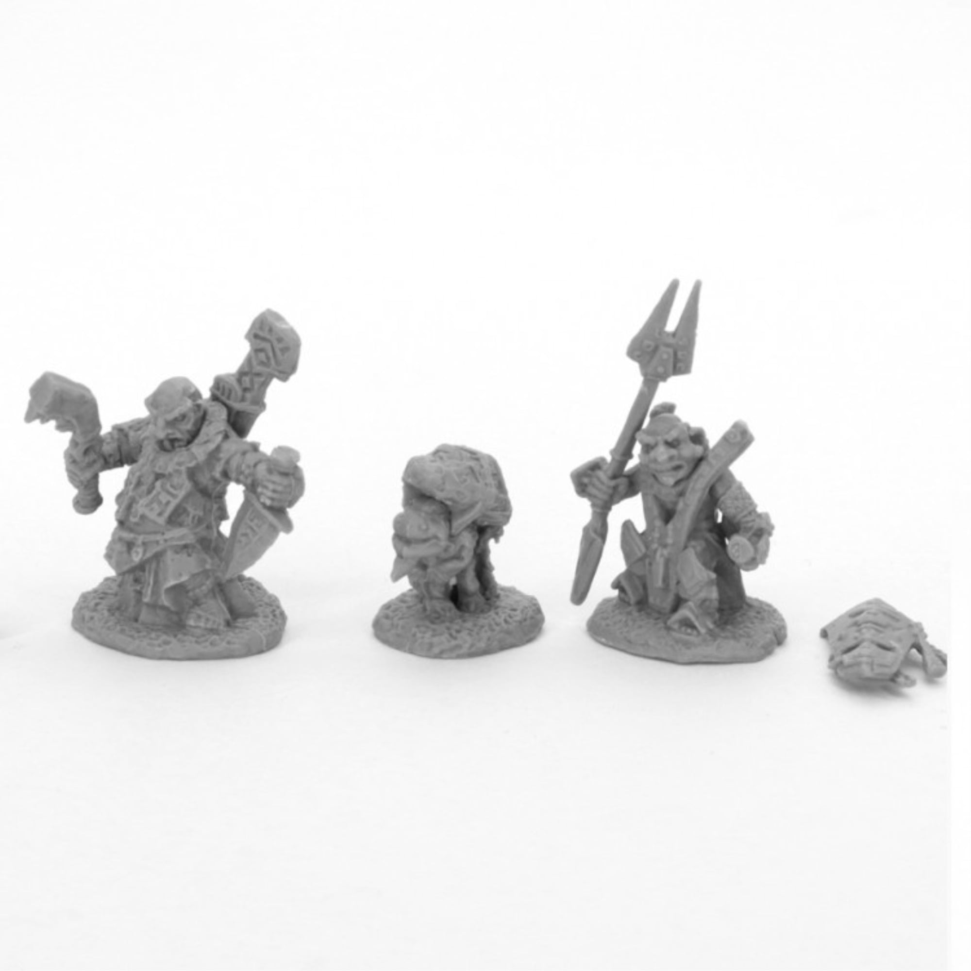 Bones Bloodstone Gnome Heroes Miniatures, Black - Pack of 2