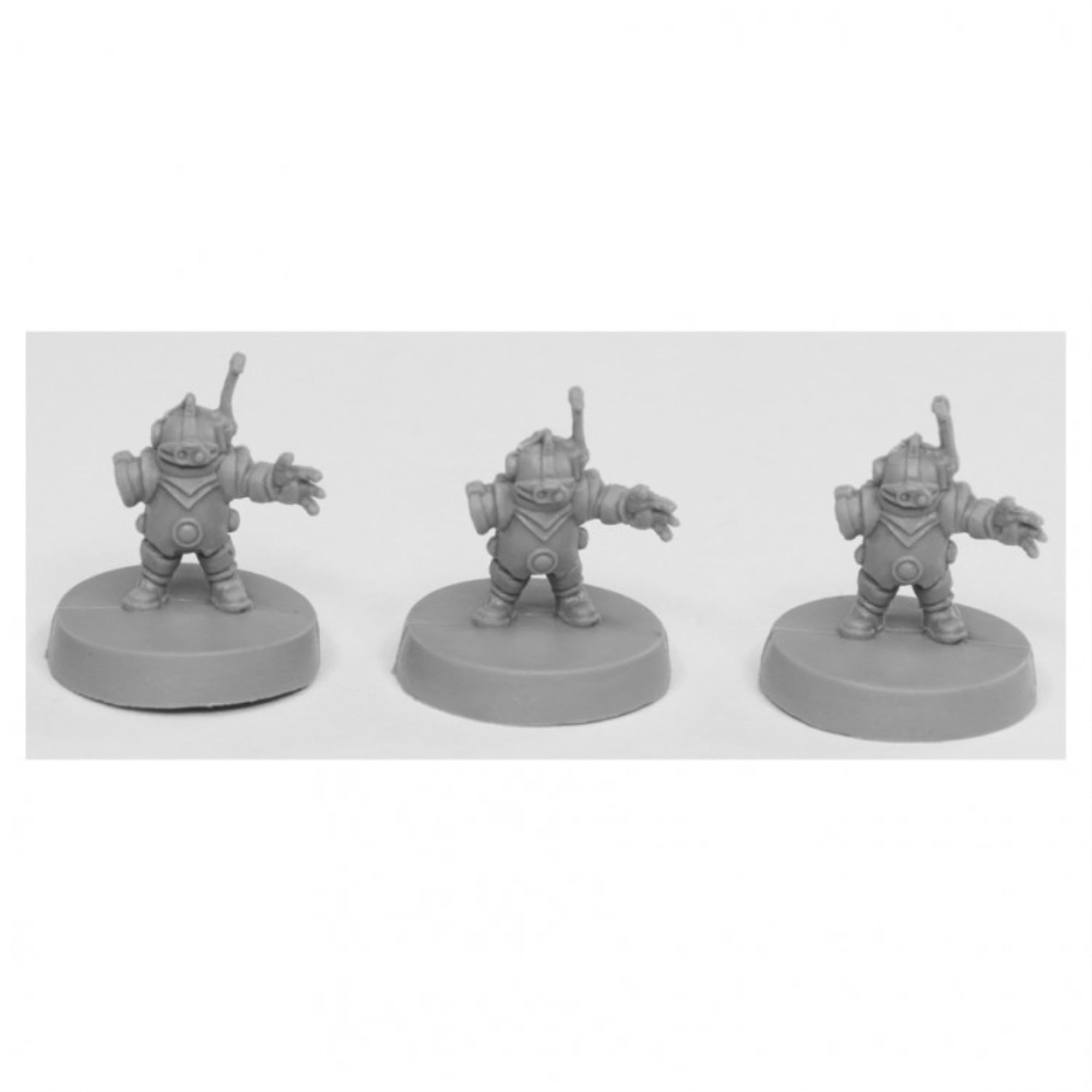 Bones Toolbots Miniatures Set, Black - Pack of 3