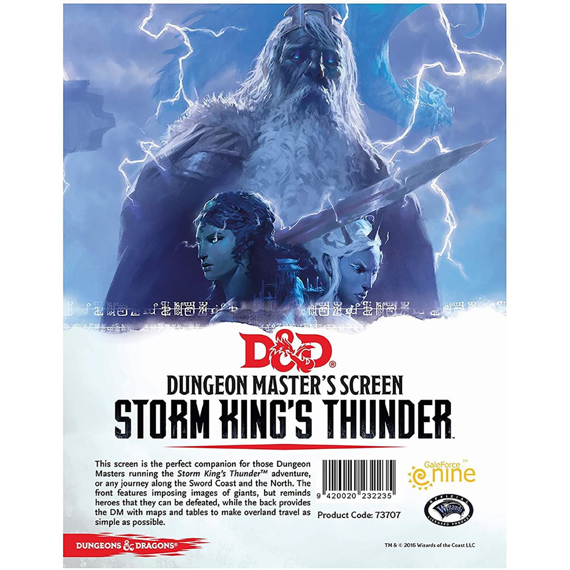 Picture of Gale Force 9 GF973707 Dungeons & Dragons Storm Kings Thunder DM Screen
