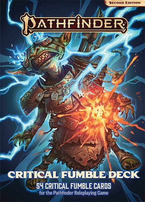 Picture of Paizo PZO2206 Critical Fumble Deck Path Finder Second Edition Game