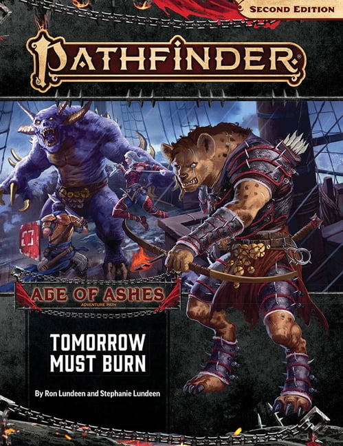 Picture of Paizo PZO90147 Tomorrow Must Burn Adventure Path Finder Second Edition Game
