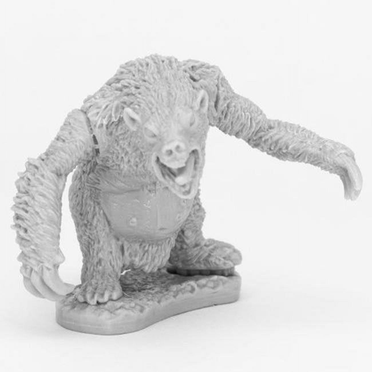 Bones Giant Cave Sloth Miniatures, Black