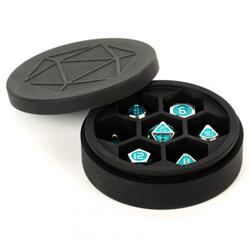 LIC923 Silicone Round Dice Case - Black