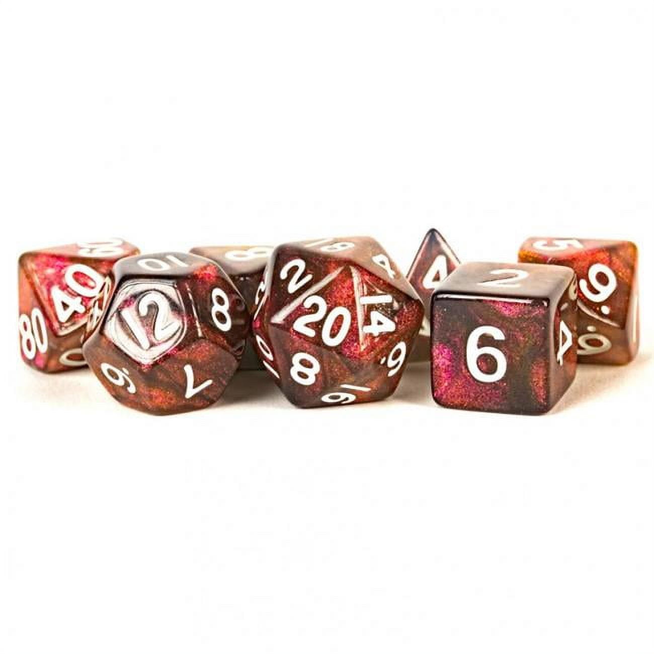 LIC174 Stardust-Supervolcano Dice - 7 Piece
