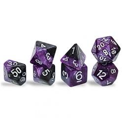 GKGH58 Cube Halfsies & Panther Dice - Set of 7