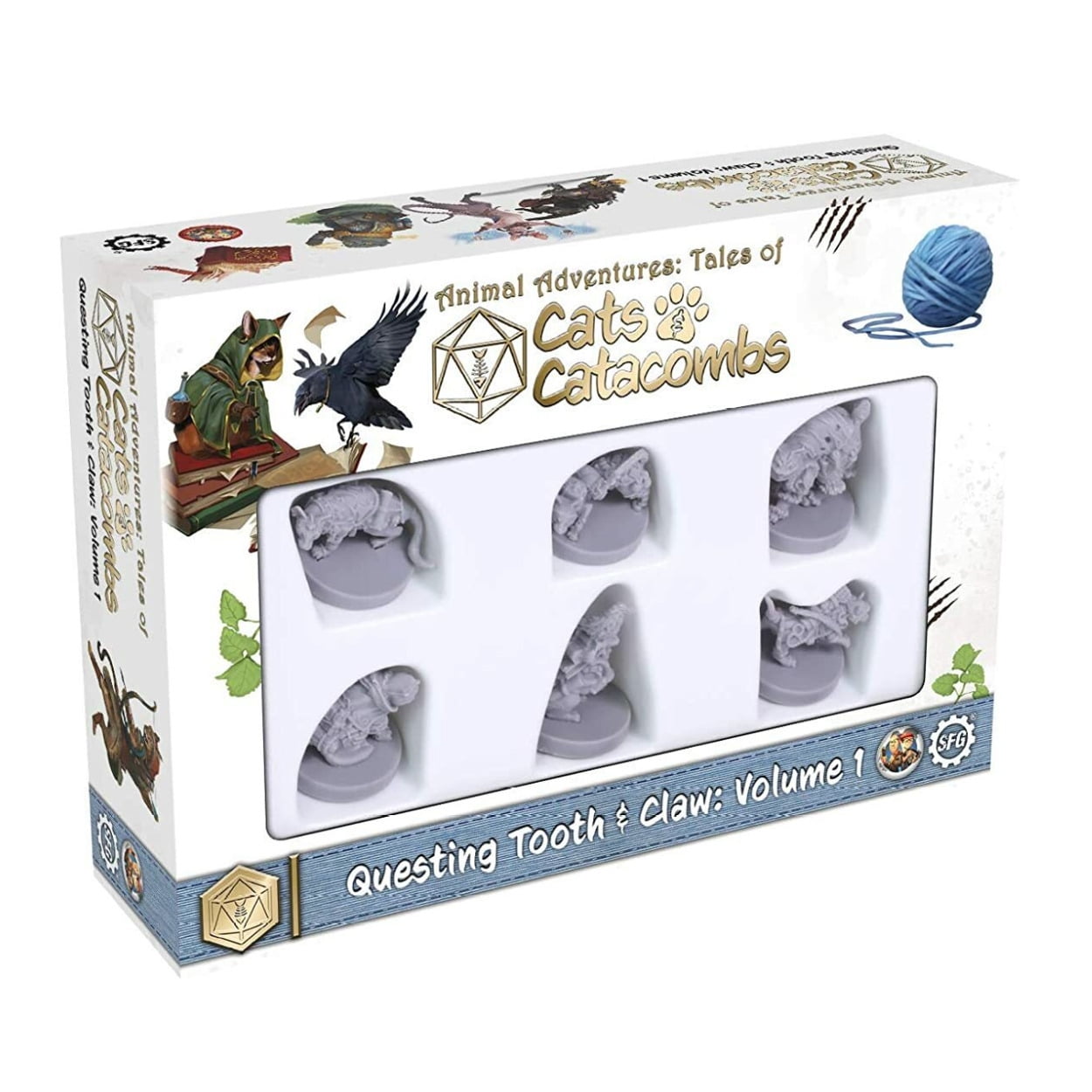 Picture of Steamforged Games STEAACC-001 D&D Cats & Catacombs Tooth & Claw 1 Adventures Game