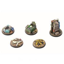 MUH051777 Fallout Wasteland Warfare Objective Markers Miniatures - Pack of 2