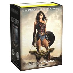 Picture of Arcane Tinmen ATM16016 Matte JL Wonder Woman DP Art Sleeves&#44; 100 Sleeves per Pack