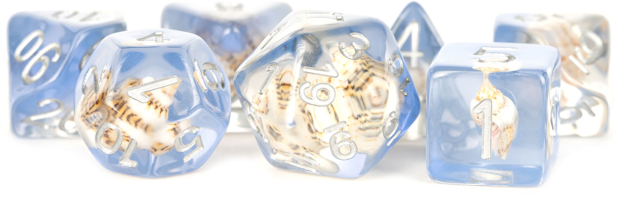 LIC603 Sea Conch Dice - Set of 7