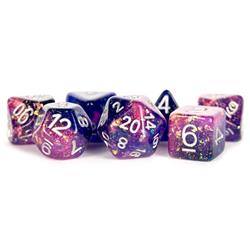 Eternal Dice - Purple, Blue & White - Set of 7