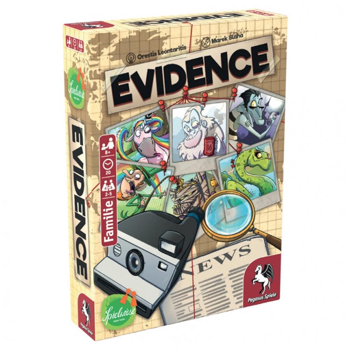 Picture of Pegasus Spiele PES18333G Evidence Board Game